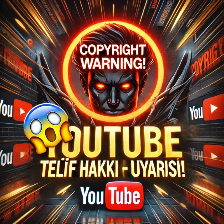 Bu Uyarıyı Aldıysanız Dikkat! YouTube Telif Hakkı